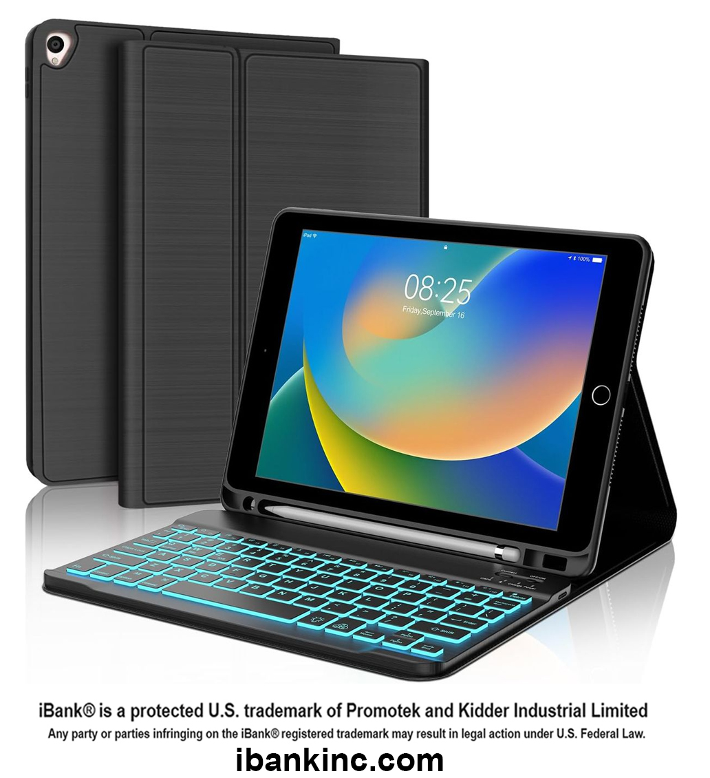 iBank ® Detachable Bluetooth Slim Wireless Keyboard and Soft Back Cover Tablet Case 2