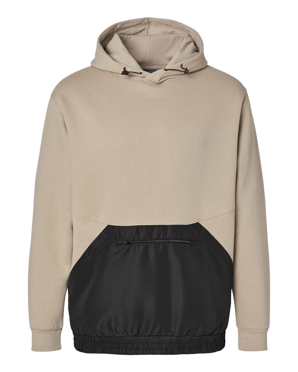 Unisex Mixed Media Hooded Sweatshirt - 23112 14