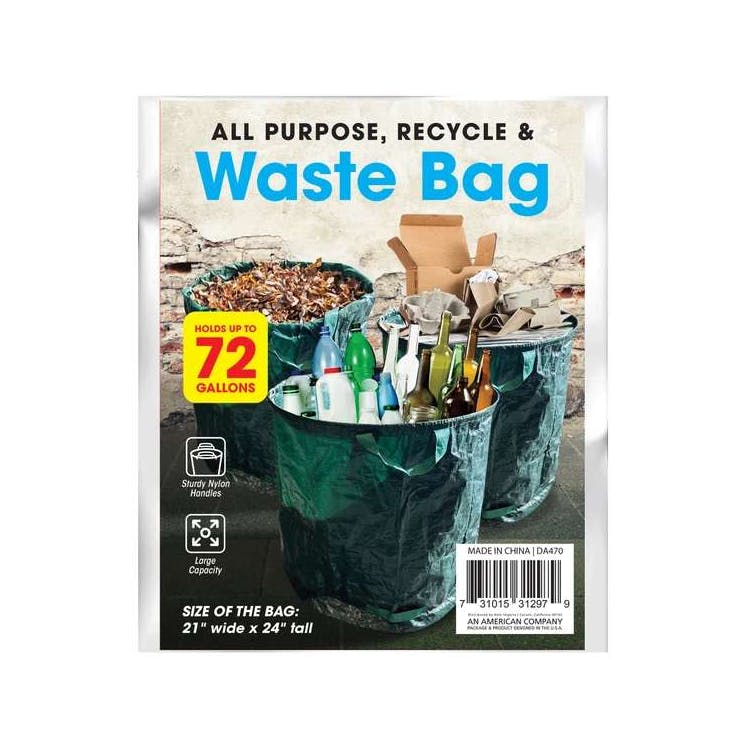All-Purpose Recycle & Waste Bags - 72 Gallon 1