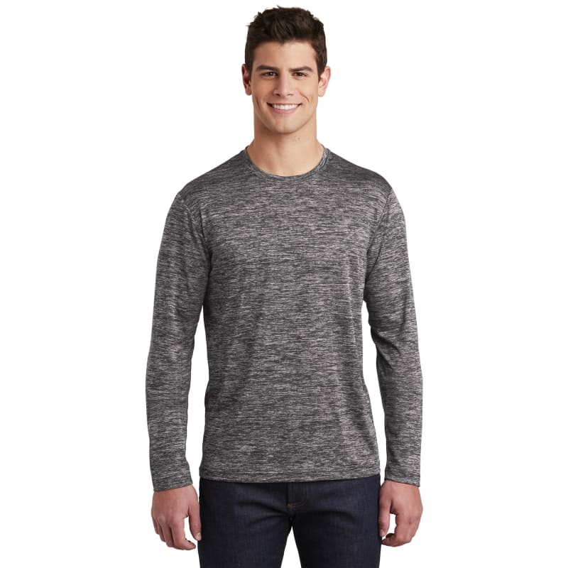 Sport-Tek PosiCharge Long Sleeve Electric Heather Tee. 15