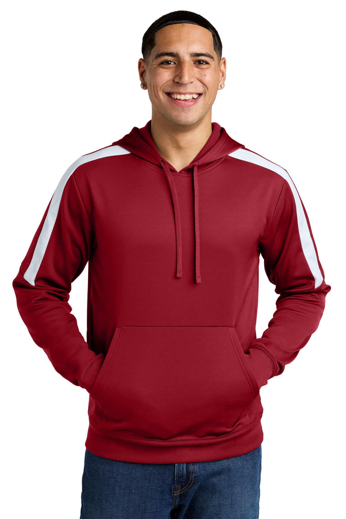 Sport-Tek Sport-Wick Fleece United Pullover Hoodie ST255, custom hoodie or sweatshirt with logo imprint 11