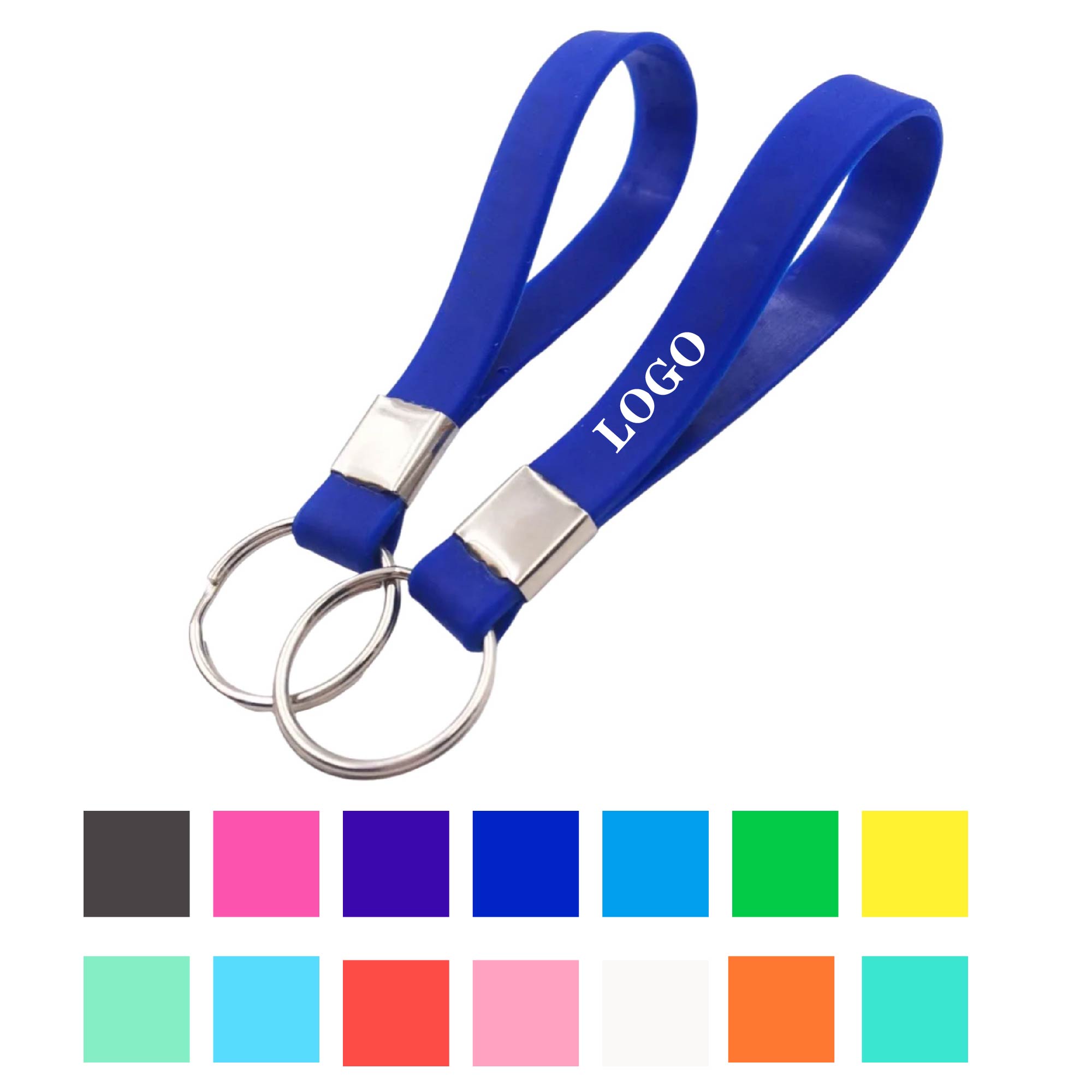 Silicone Wristband Keyring 2