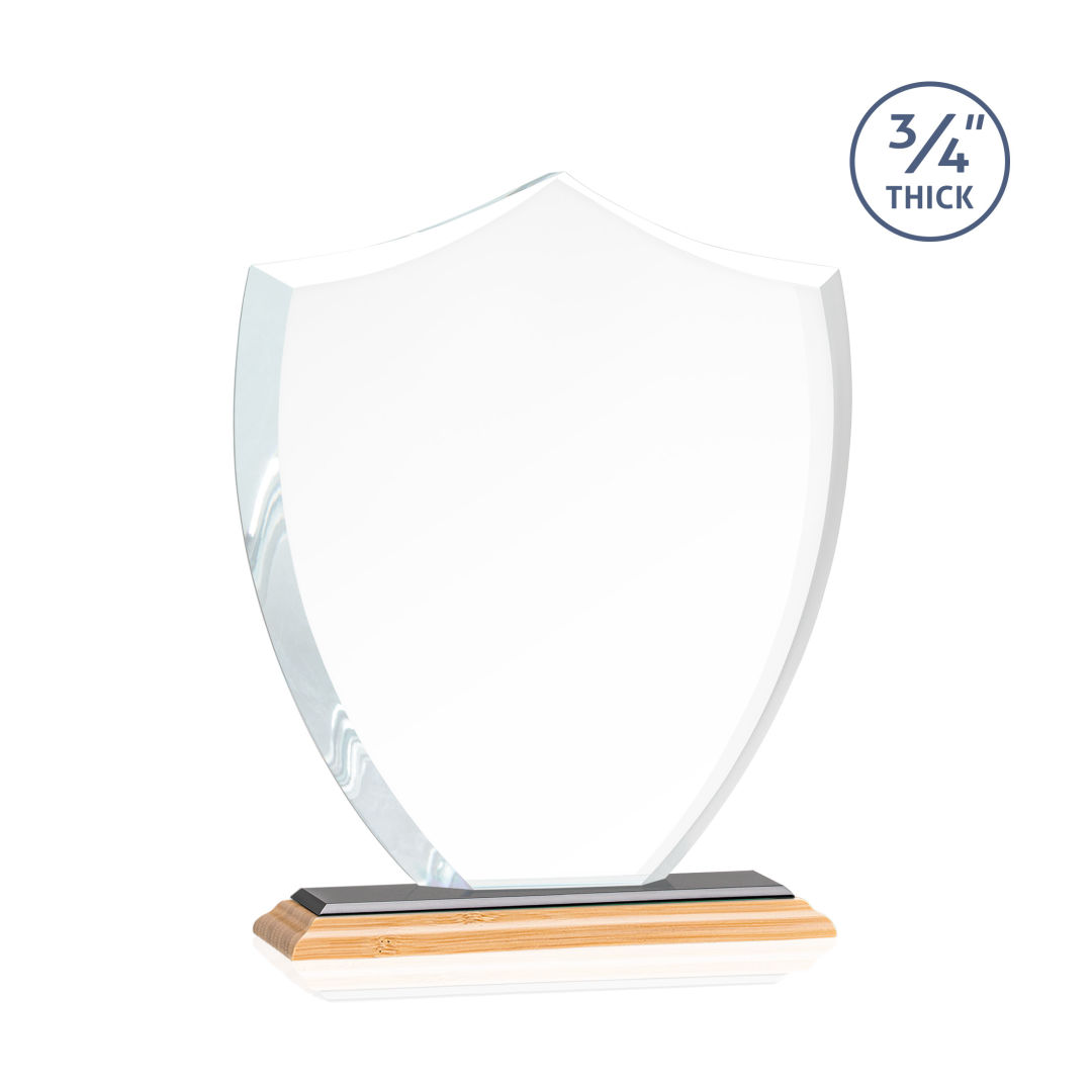 Scudo Shield VividPrint™ Award - Bamboo/Black 12