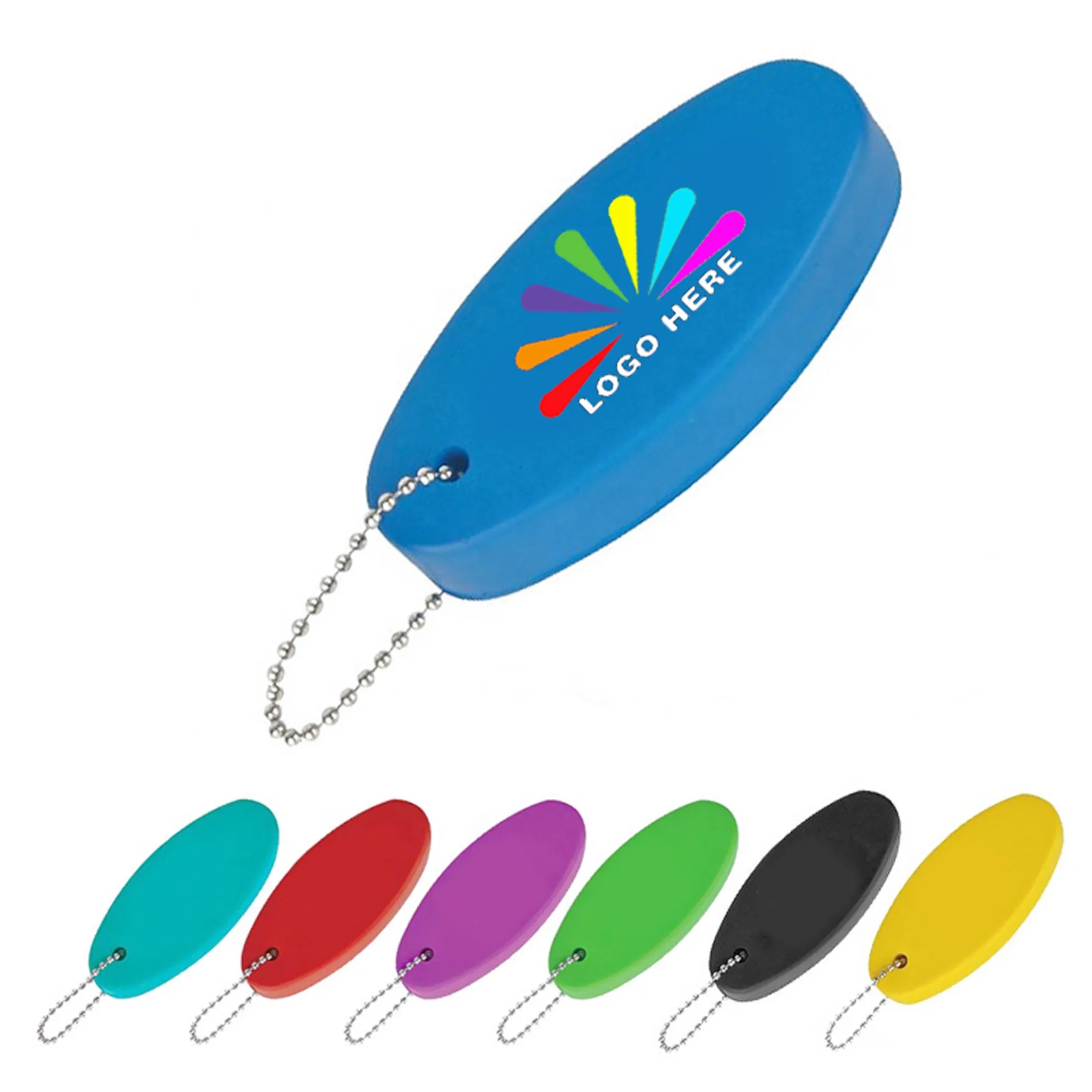 Boater Key Chain Stress Reliever w/ Custom Logo 1