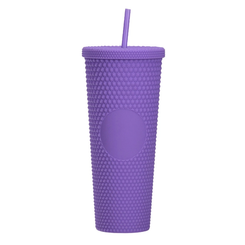 Custom 24 oz Matte Plastic Studded Tumbler Cup 6
