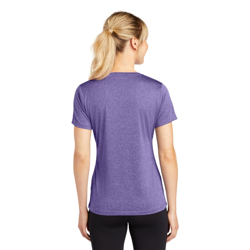 Sport-Tek Women's Heather Contender Scoop Neck Tee. 86