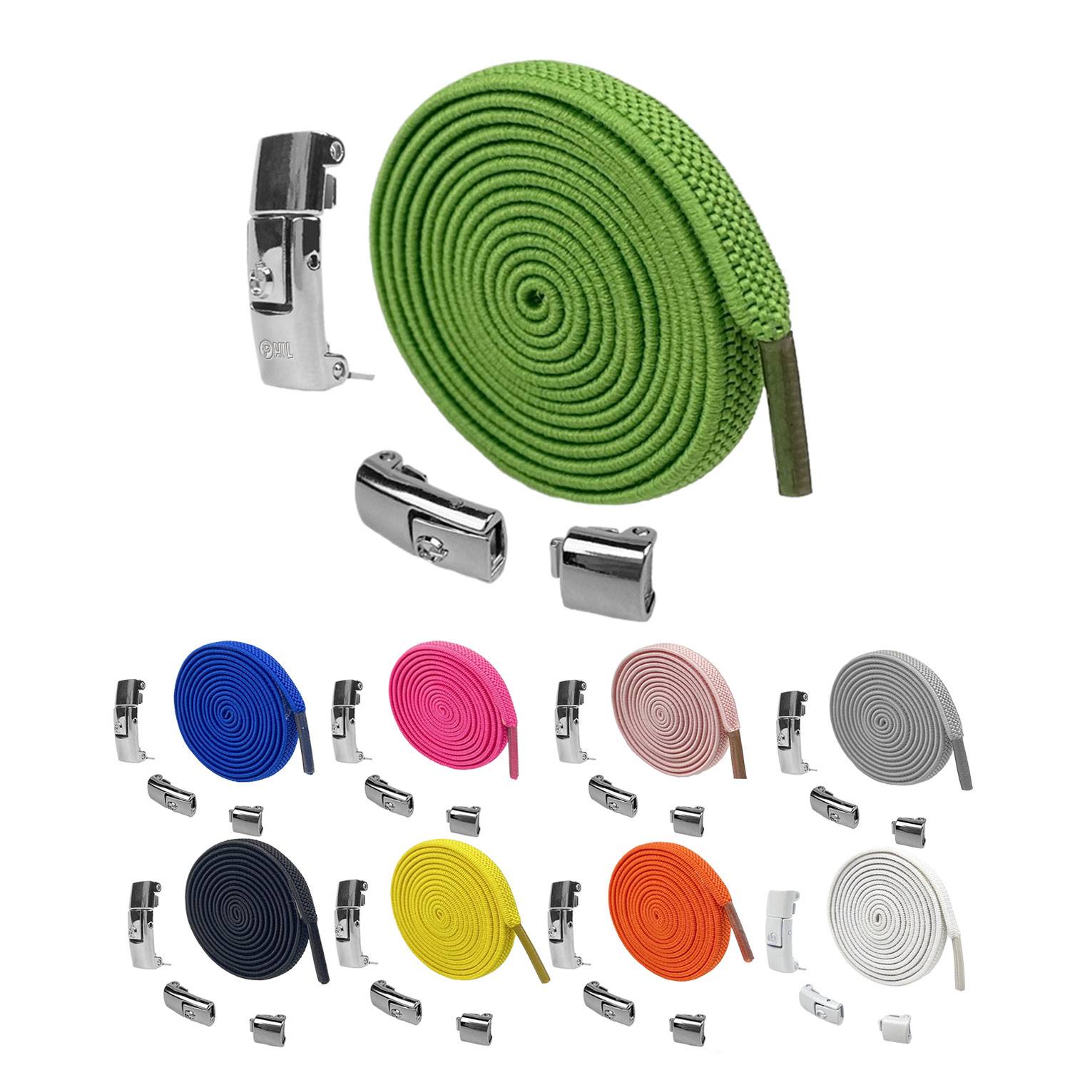 Fashion No-Tie Shoelaces For Sneakers Sports Shoes 5