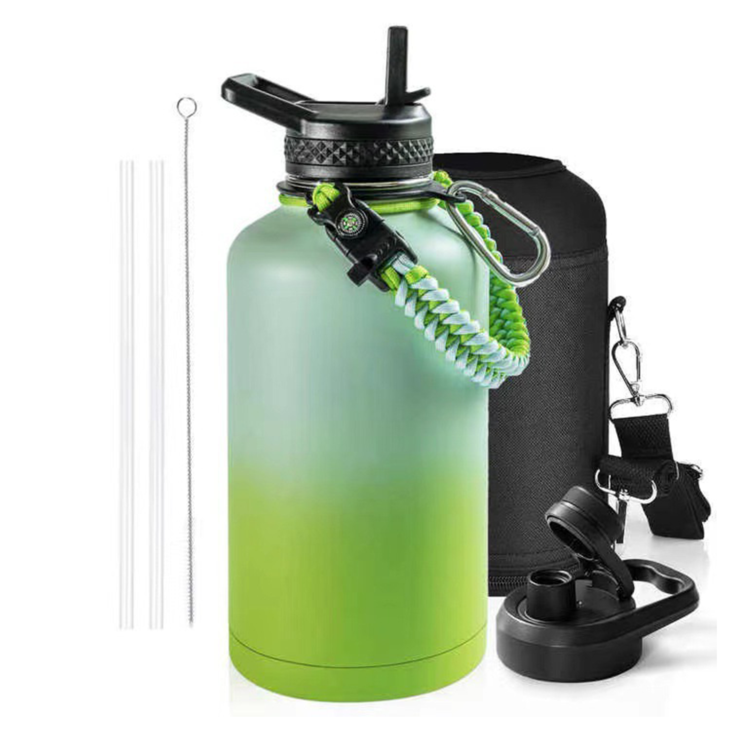 64oz Stock outdoor working camping trip vacuum thermo bottle, custom water bottle with logo imprint 18