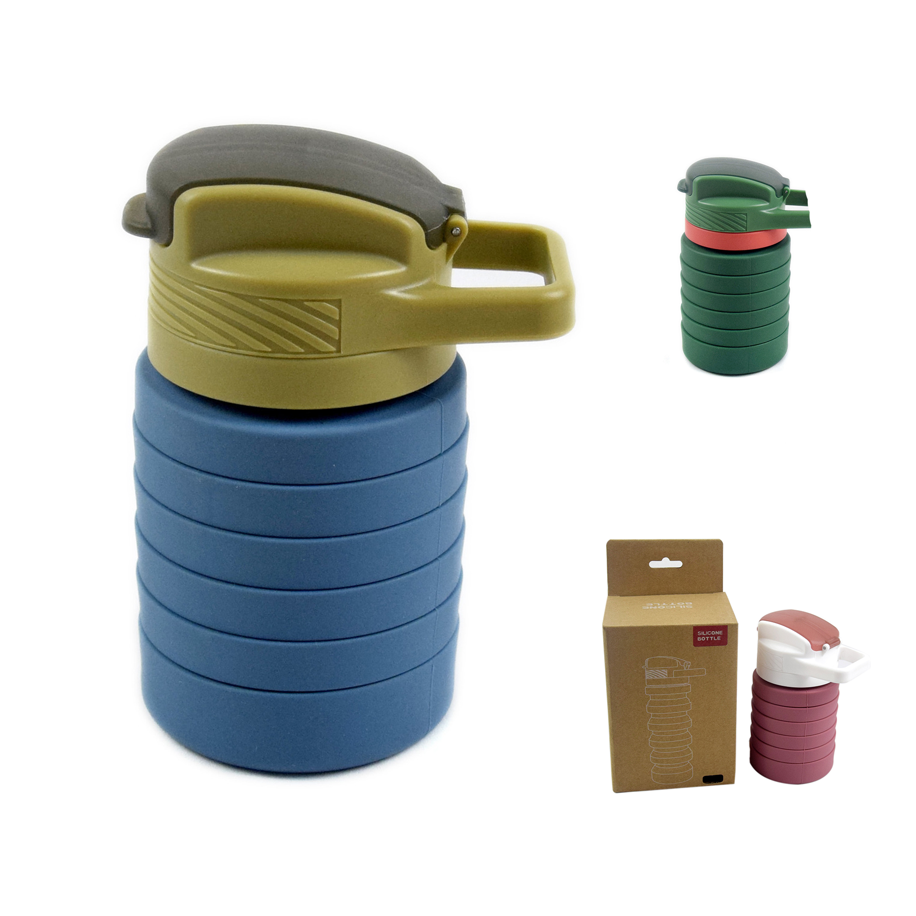 20Oz Folding Travel Water Bottle 3
