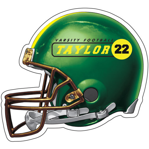 Custom 5" Football Helmet Car Magnet 2