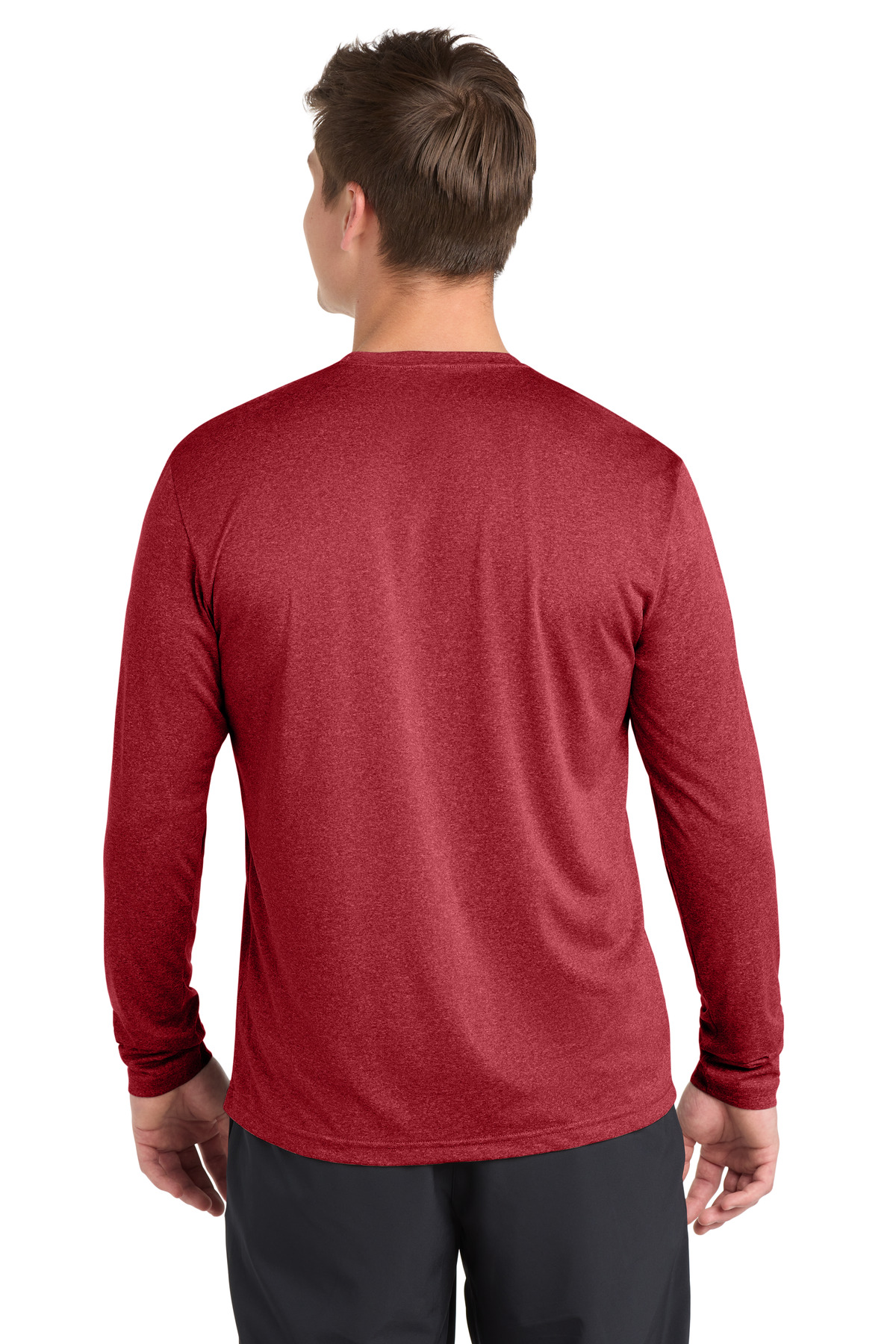 Sport-Tek Long Sleeve Heather Contender Tee. ST360LS 7