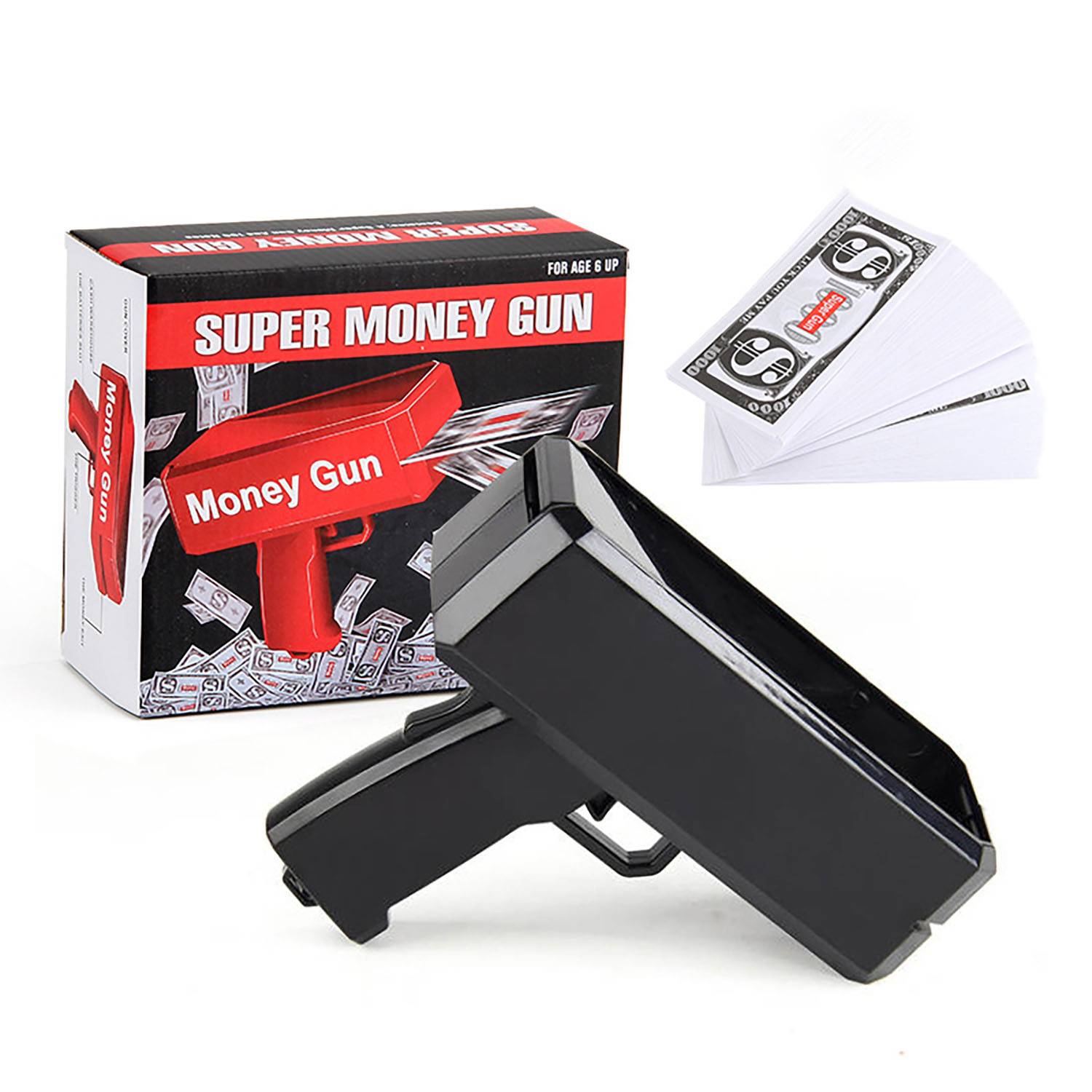 Electric Money Spray Gun Toy 3