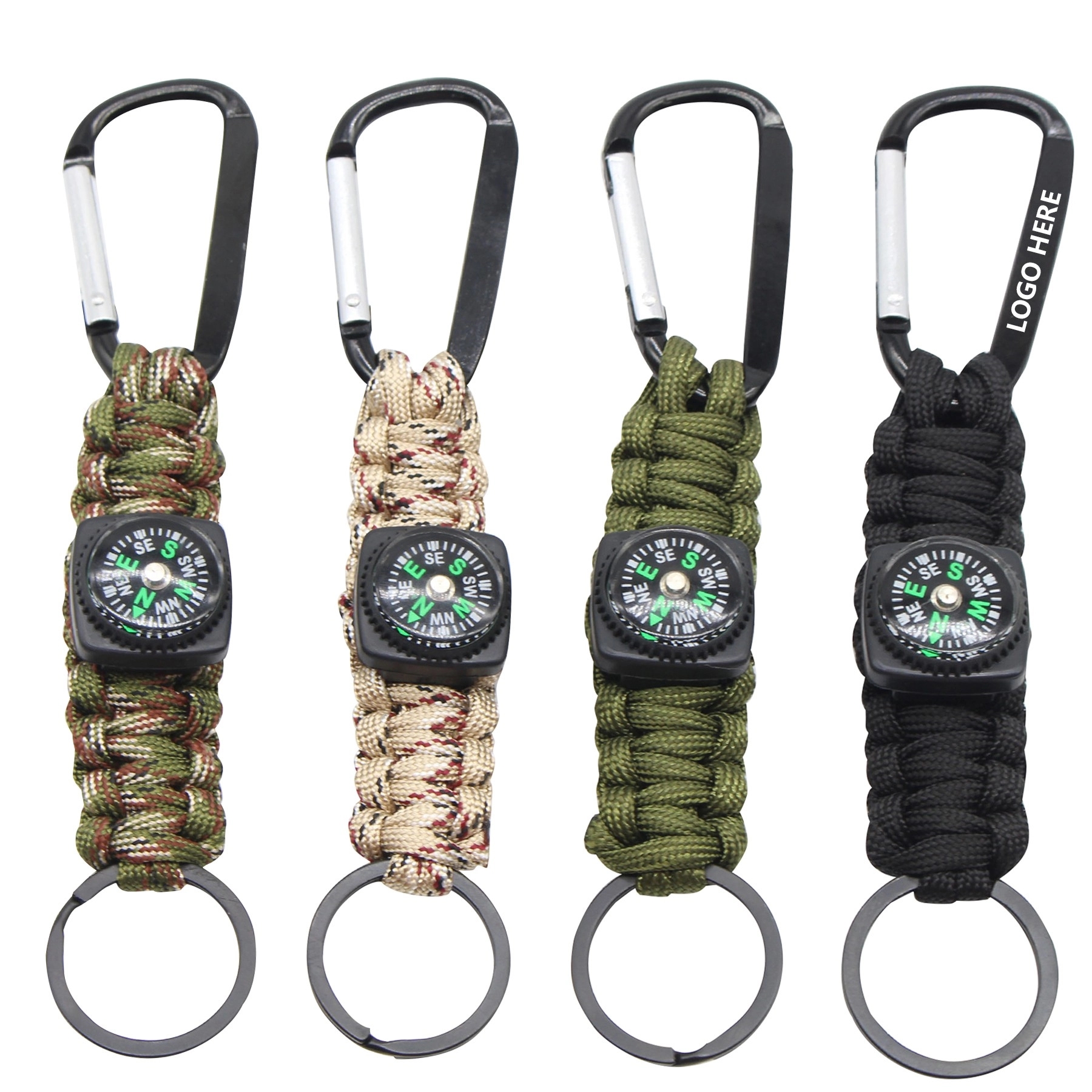 Key Chain Rope With Compass 3