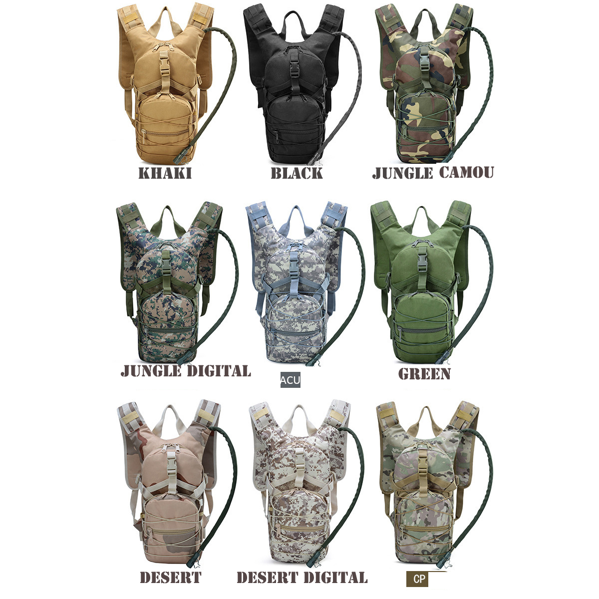 Hydration Backpack with 3L Water Bladder 3