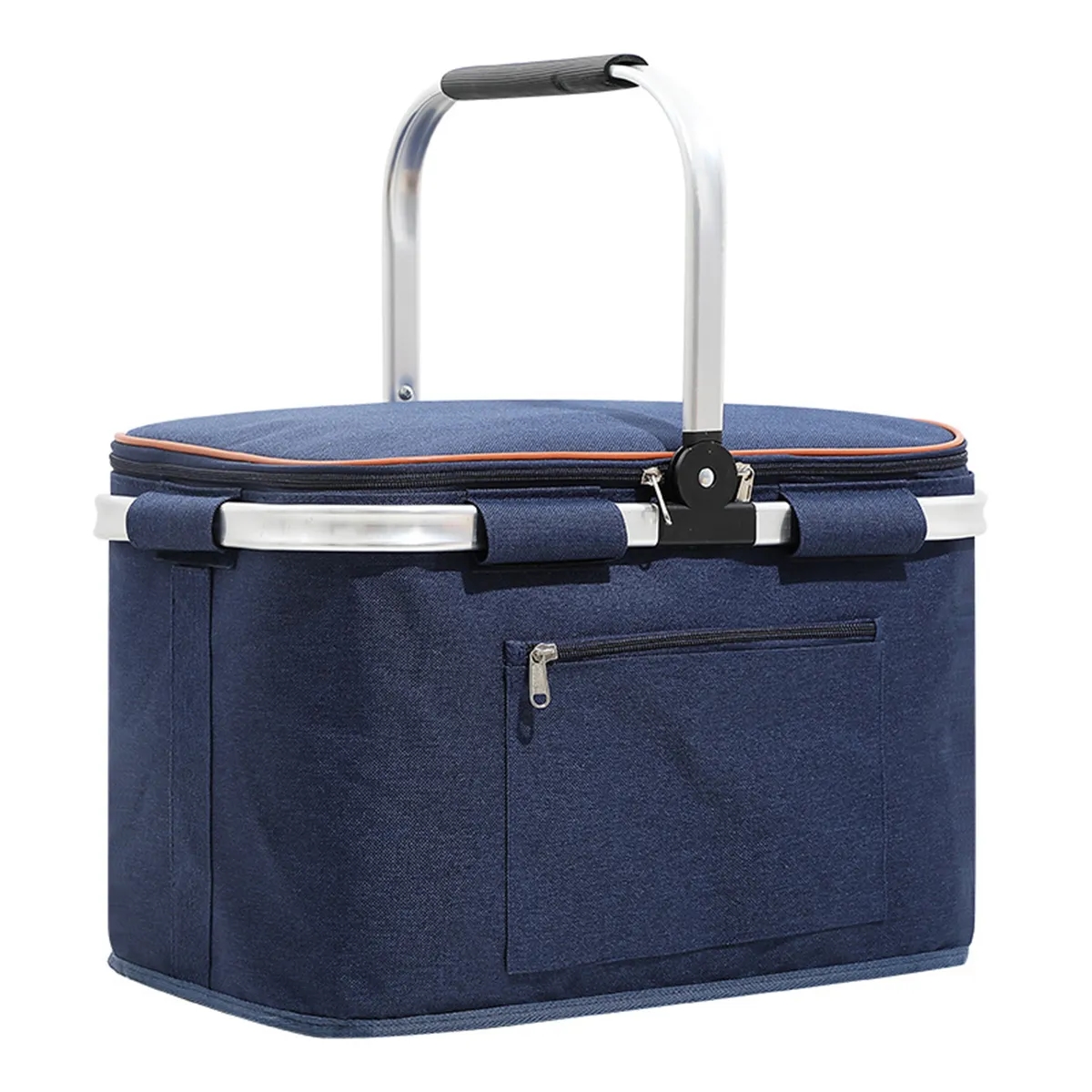 Collapsible Foldable Insulated Picnic Shopping Tote Basket 7