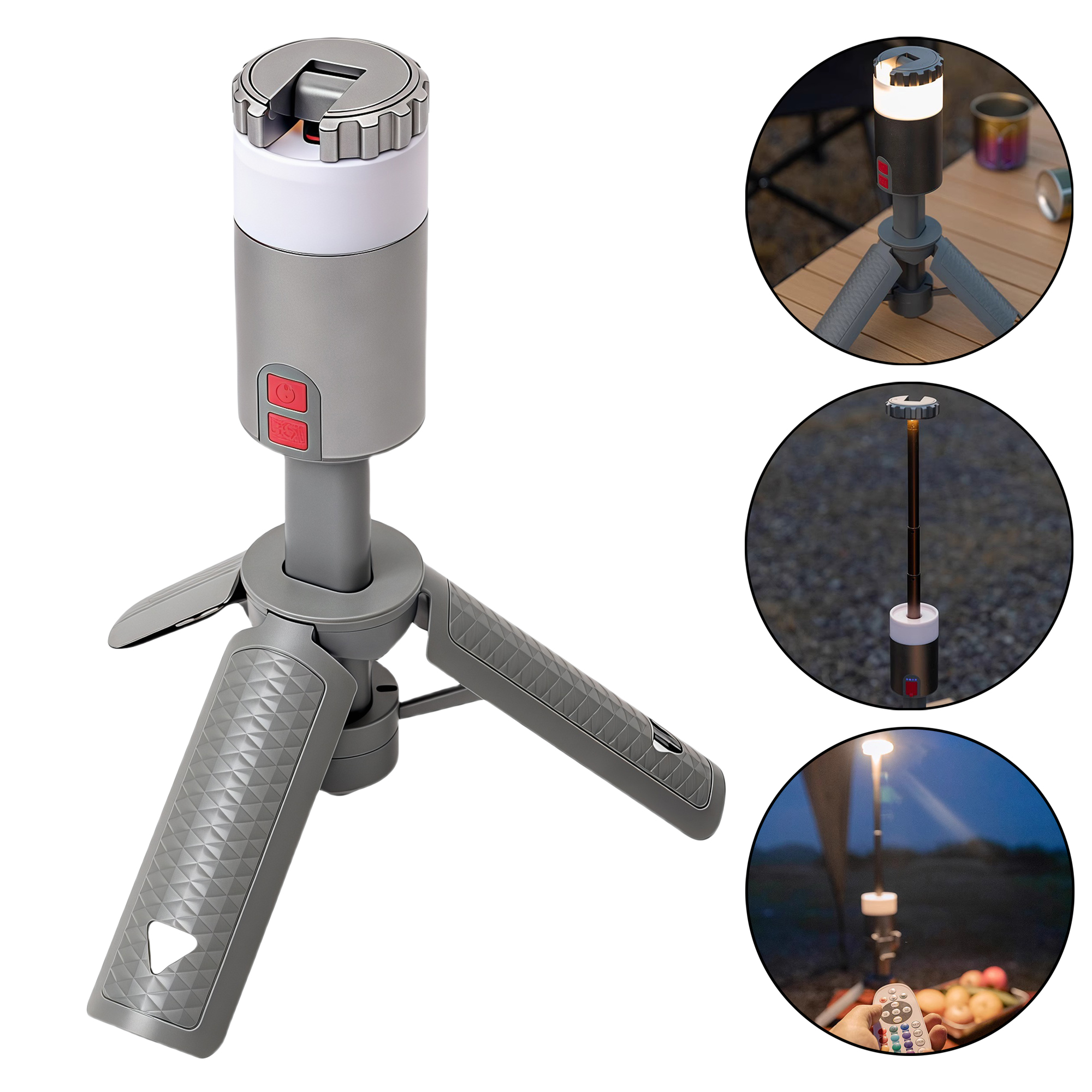 Portable Camping Light with Adjustable Aluminum Stand 3