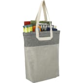 Recycled Cotton U-Handle Book Tote 27