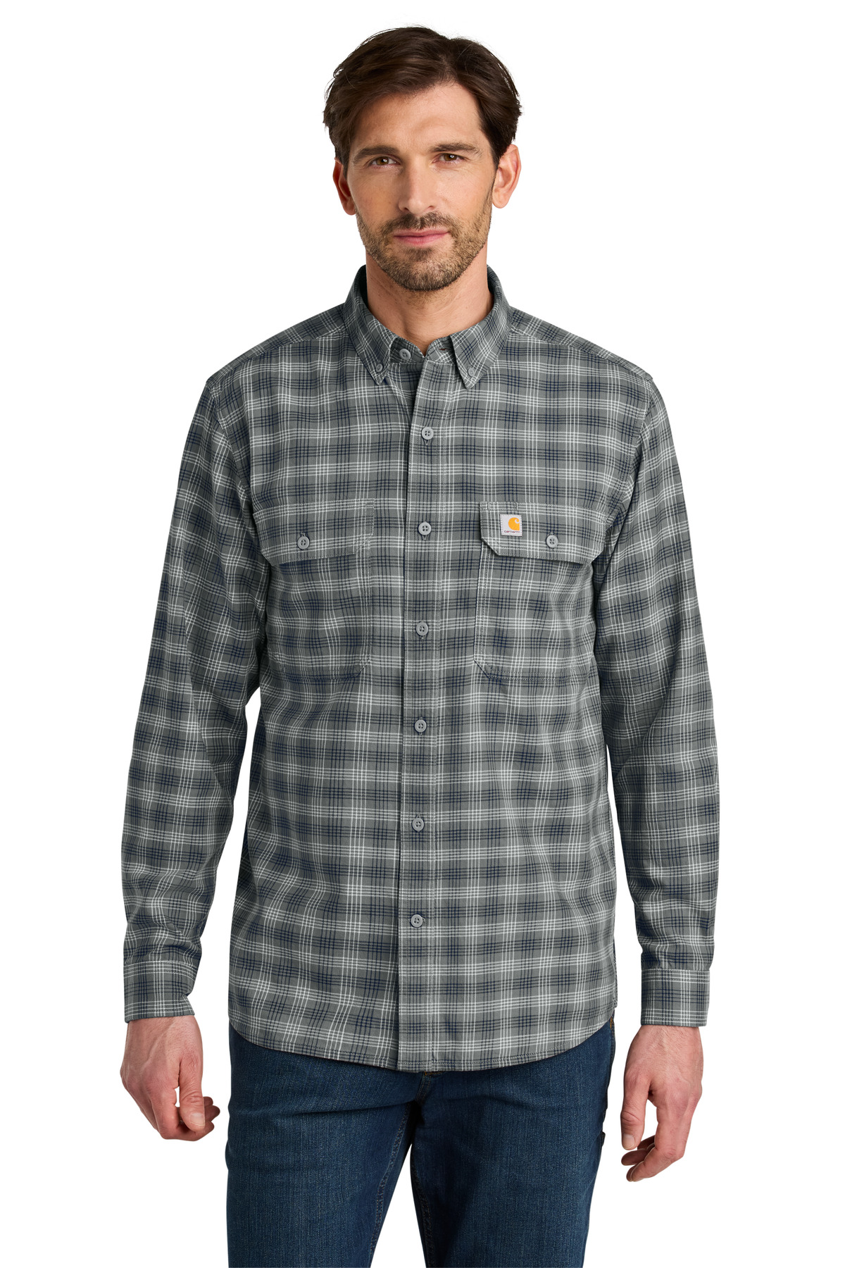 Carhartt Rugged Flex Plaid Long Sleeve Shirt CT107109 12