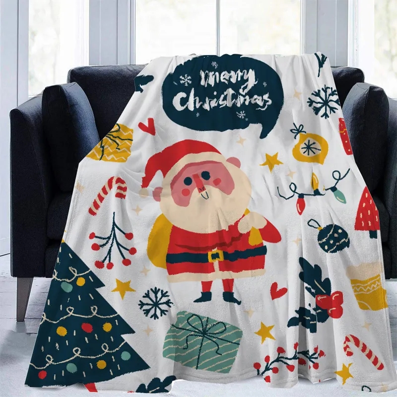 Christmas Thickened Warm Double-Sided Blanket 1