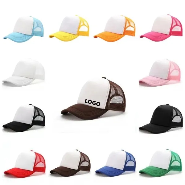 Adult Mesh Trucker Hat with Adjustable Baseball Cap 23