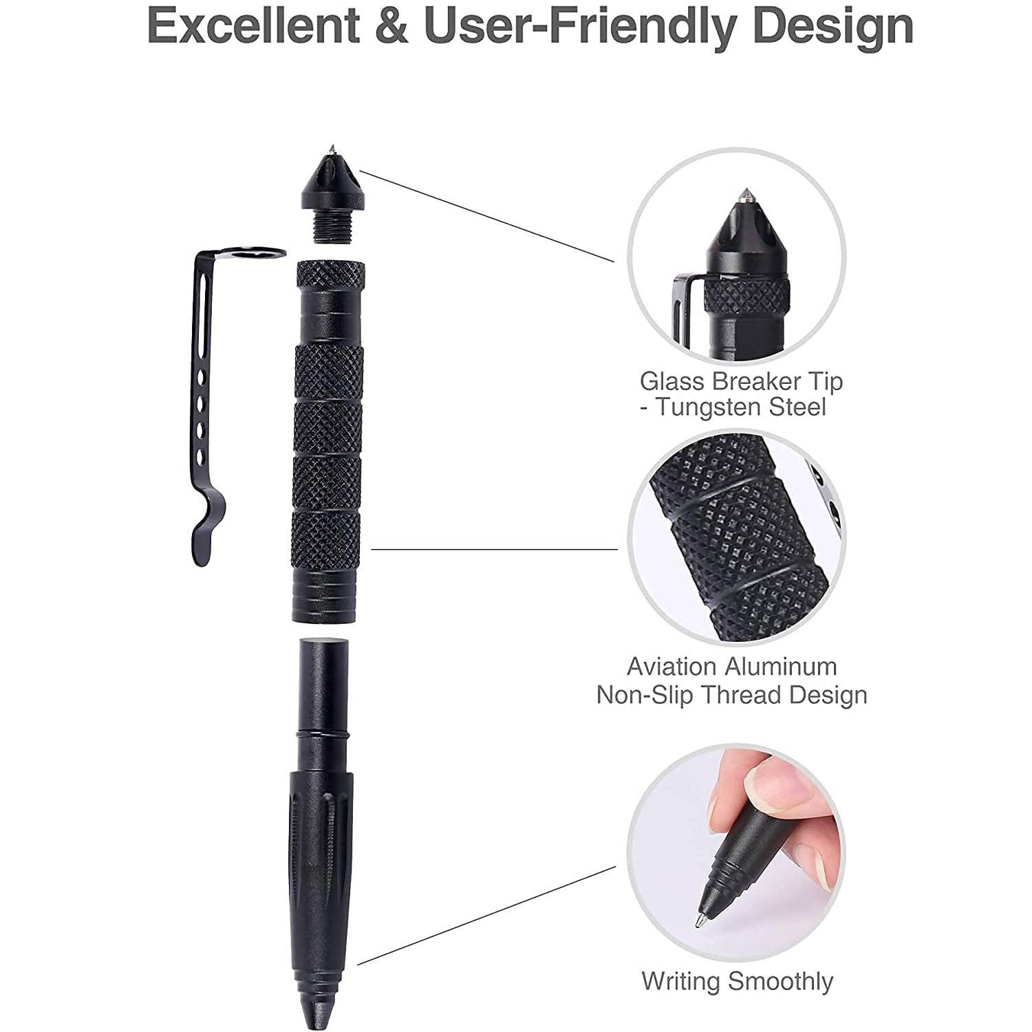 Aluminum Alloy Tactical Defense Pen 4