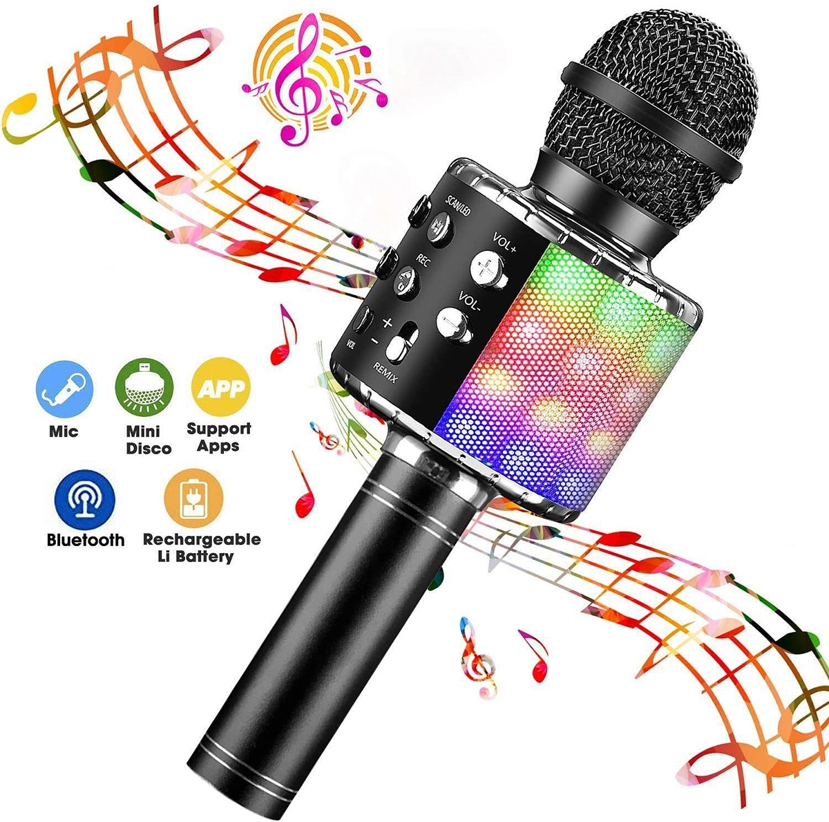 Wireless Bluetooth Karaoke Microphone 2
