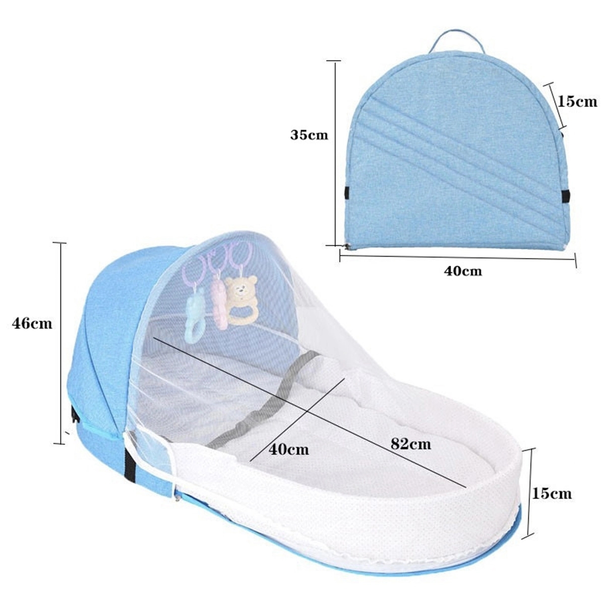 Portable Baby Travel Bed 4