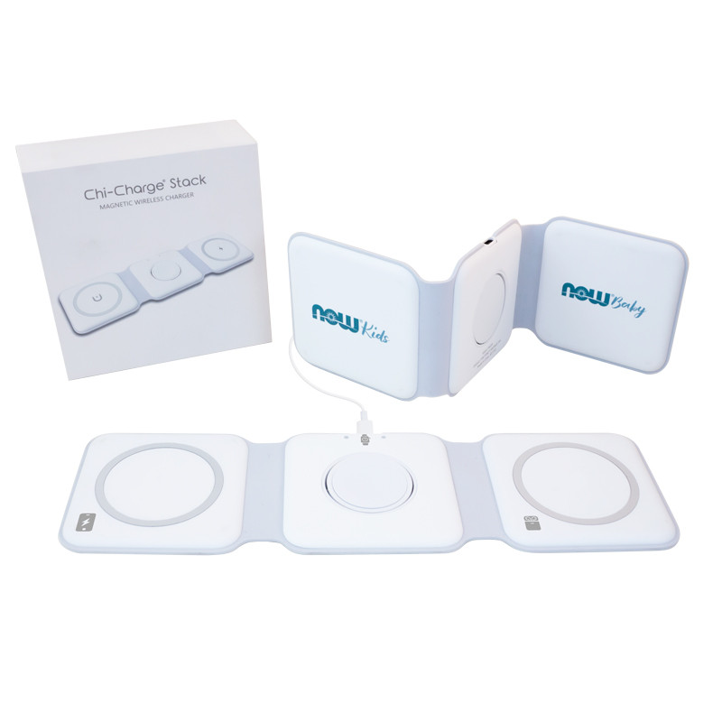 Chi-Charge Stack Foldable 3-IN-1 Fast Charge Mat for Apple and Android 39