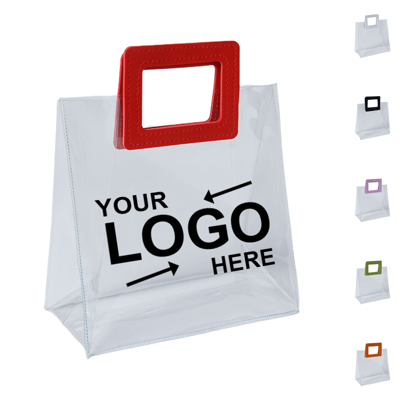 Simple Design Clear PVC Stadium Handbag 3