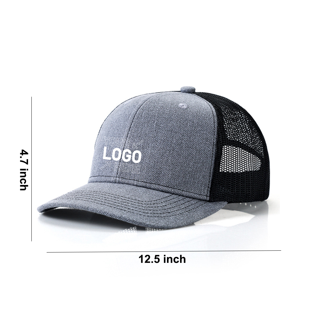 Sun protection hard top breathable mesh hat 4