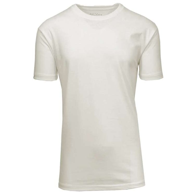 Men's Crew Neck Tees - White Medium 1