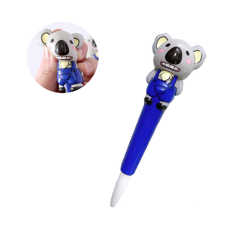 2 in 1 Squishy Bear Ball Pen and Squeeze Toy 3