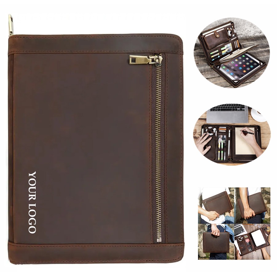 Multi-Functions Business Portfolio Pad Case With Notepad Holder 2