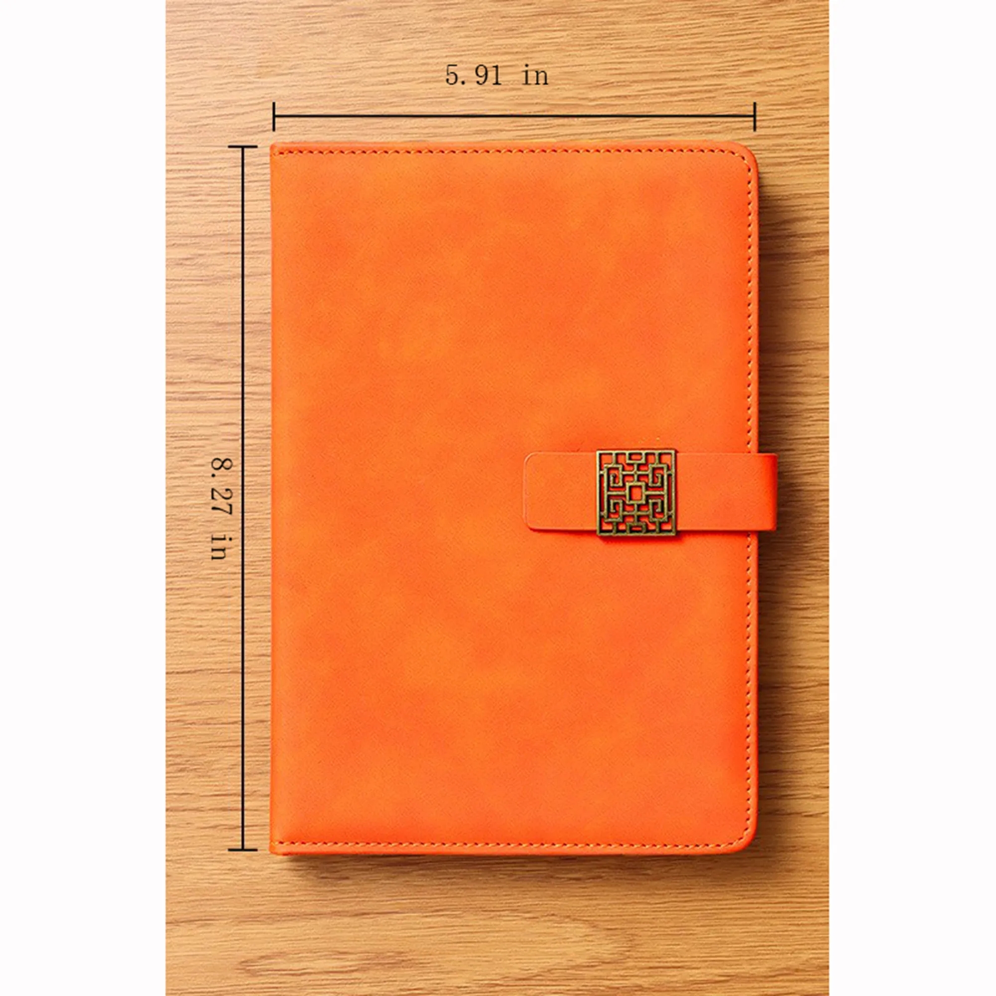 A5 Vintage Clasp Notebook for Business & Study 4