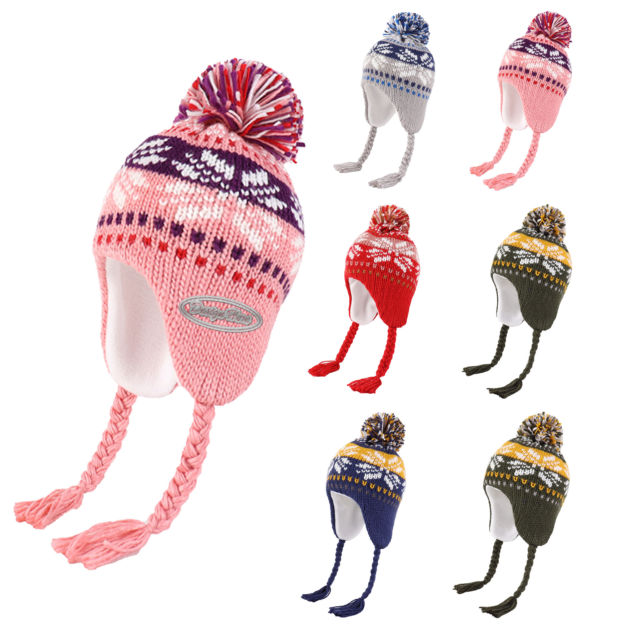 Cozy Knit pom Beanie for Kids - Ideal Winter Protection 5