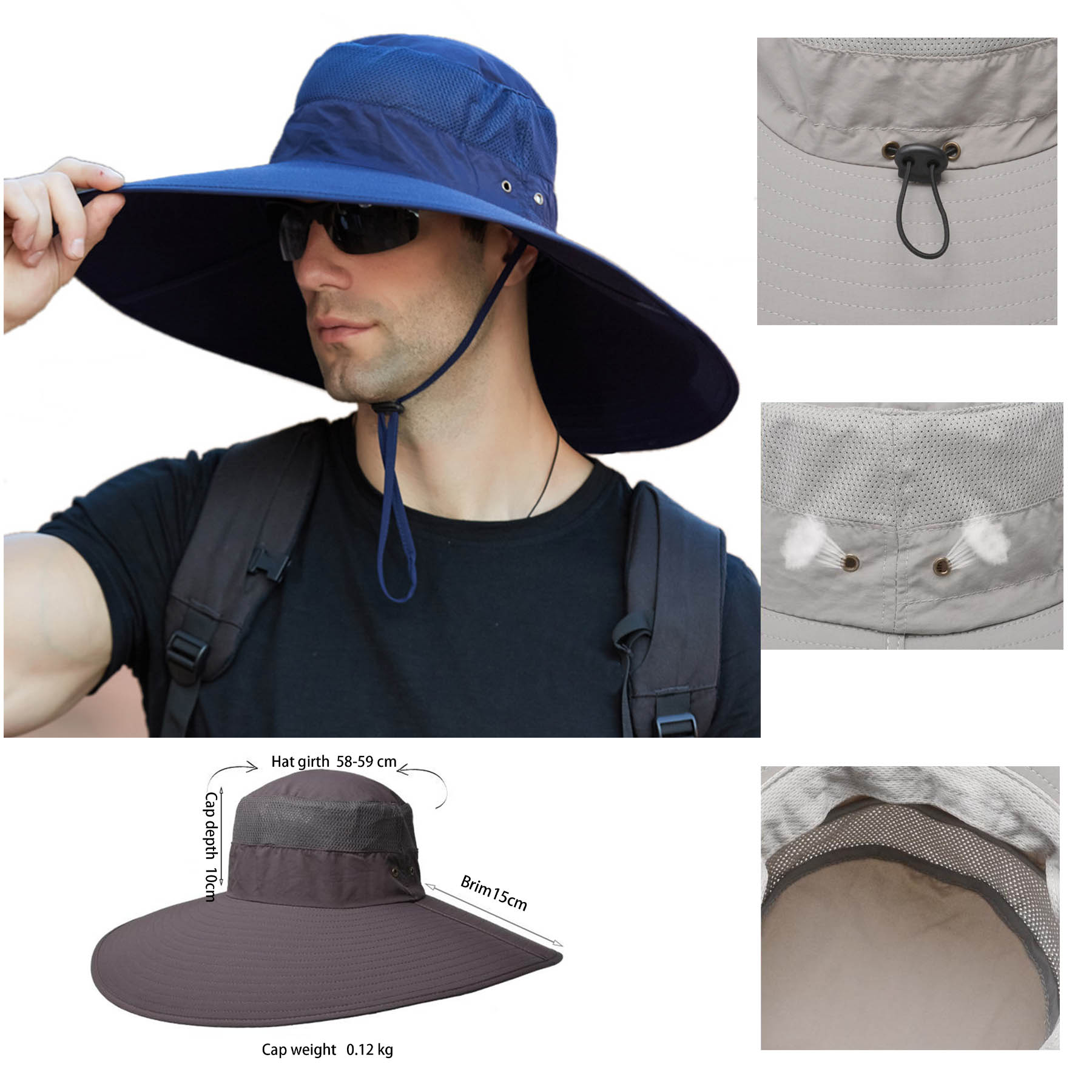 Sun Protection Travel Sun Hat 3