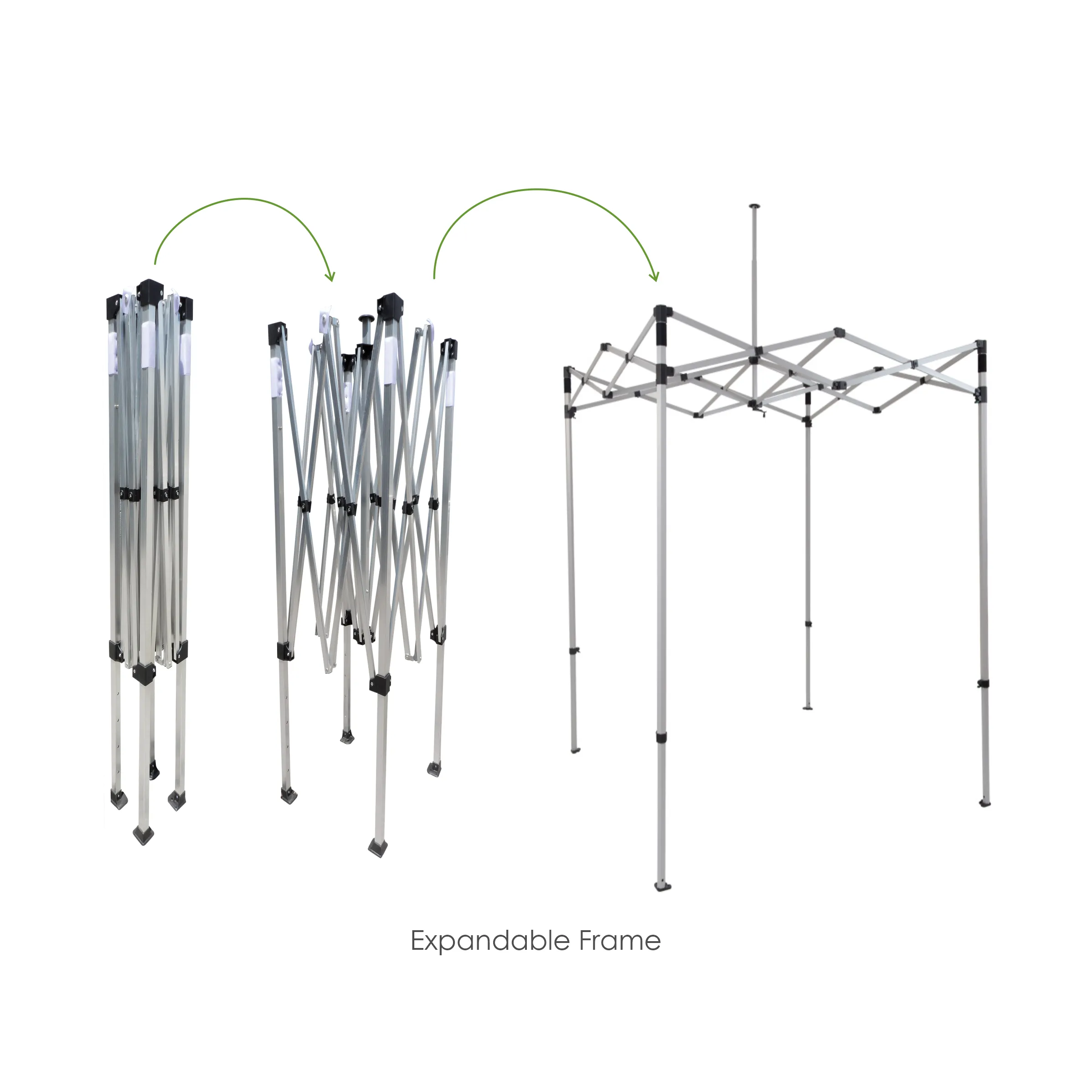 6'x6' Tent Canopy with frame and two half and one full wall 6