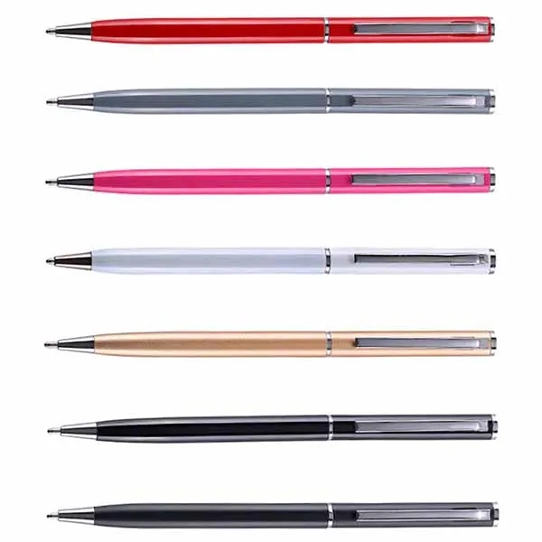 Retractable Promotional Colored Metal Pen 4