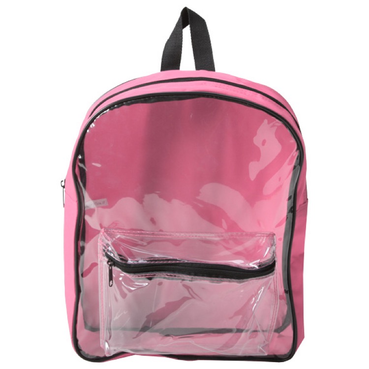 Clear Front Back Pack 2