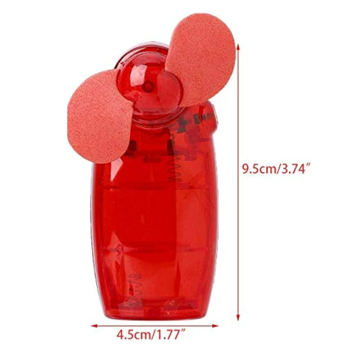 Mini Handheld Spray Fan with Soft Blades and Custom Logo 4