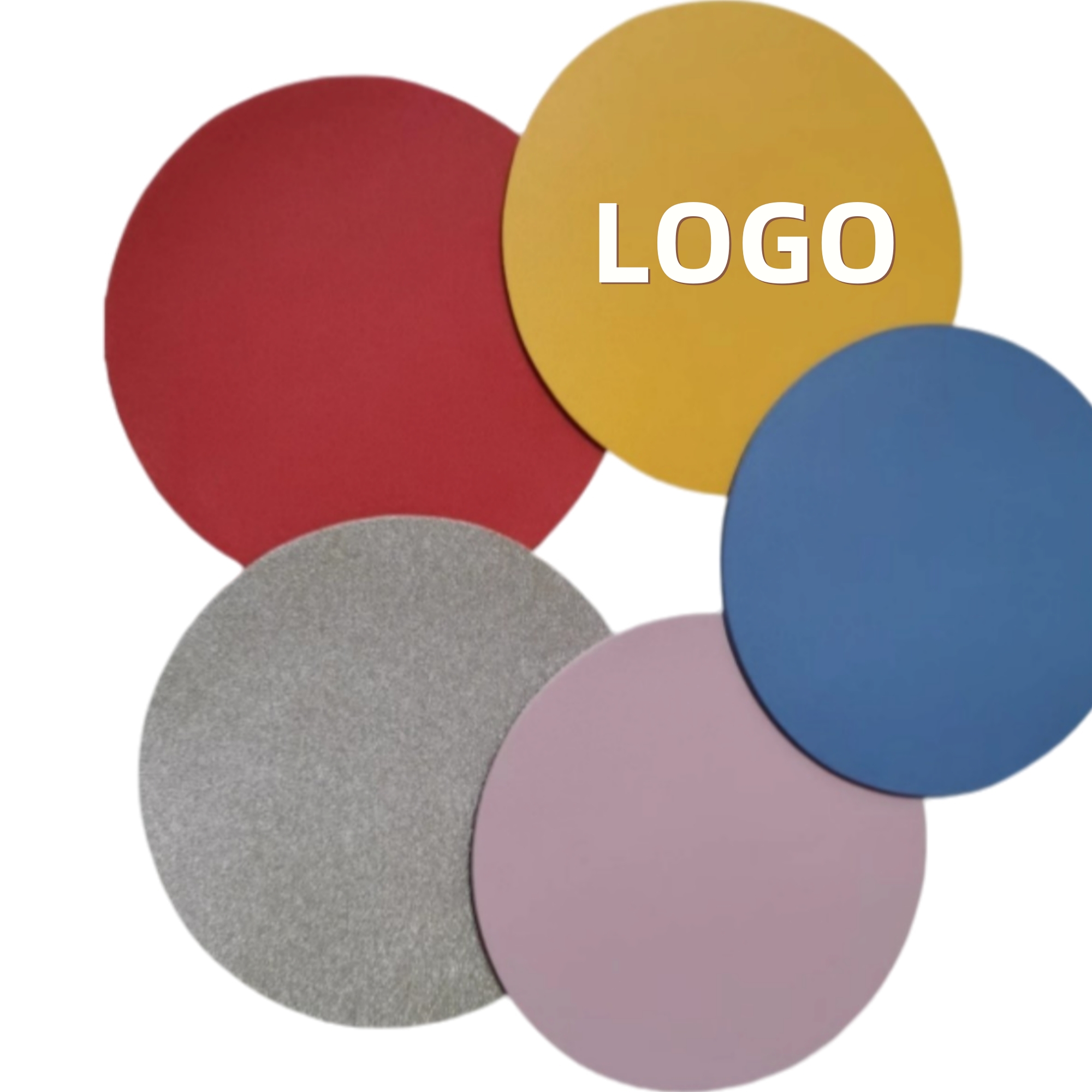 Round Leather Waterproof Coasters 2