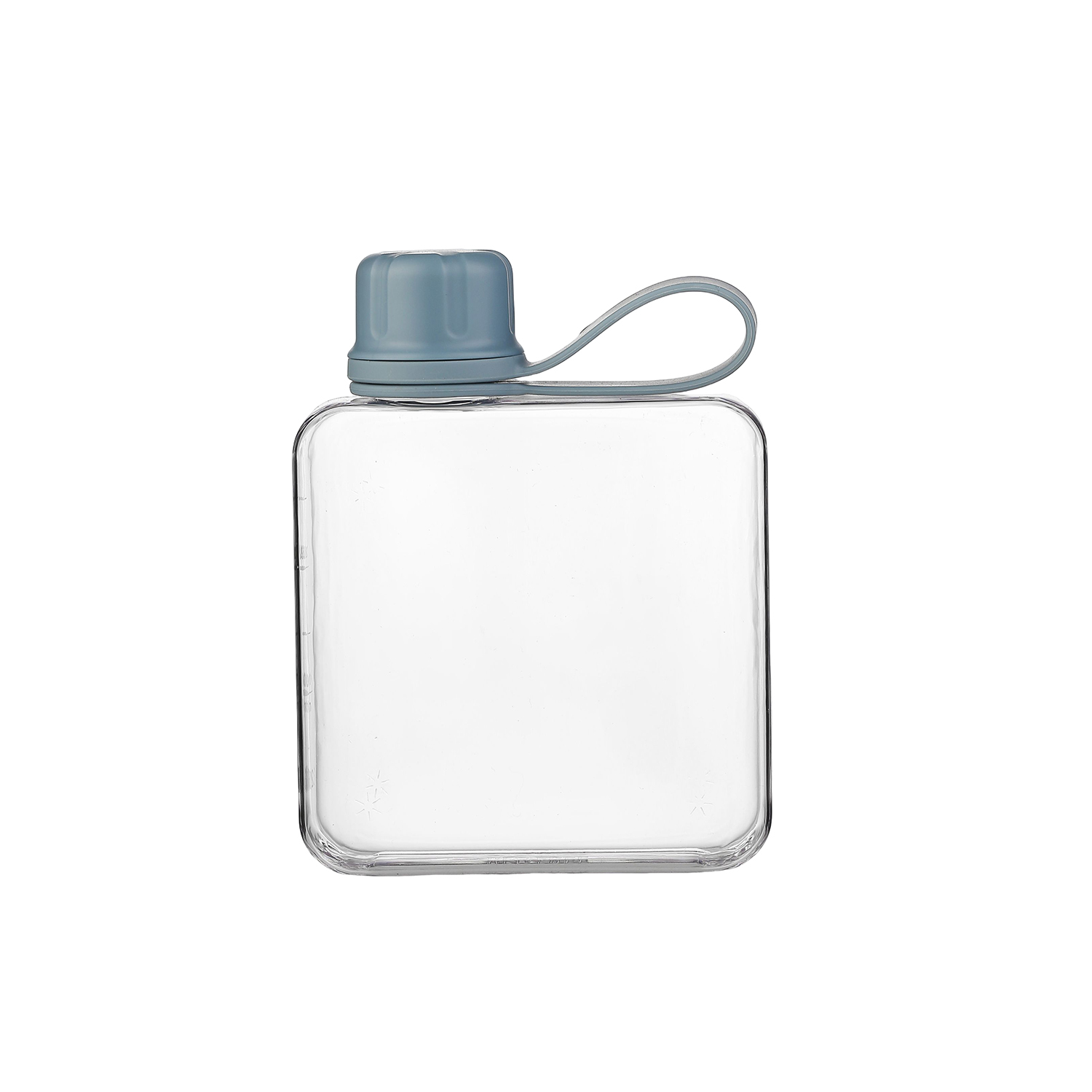 Clear Flat Sports Water Bottle 8