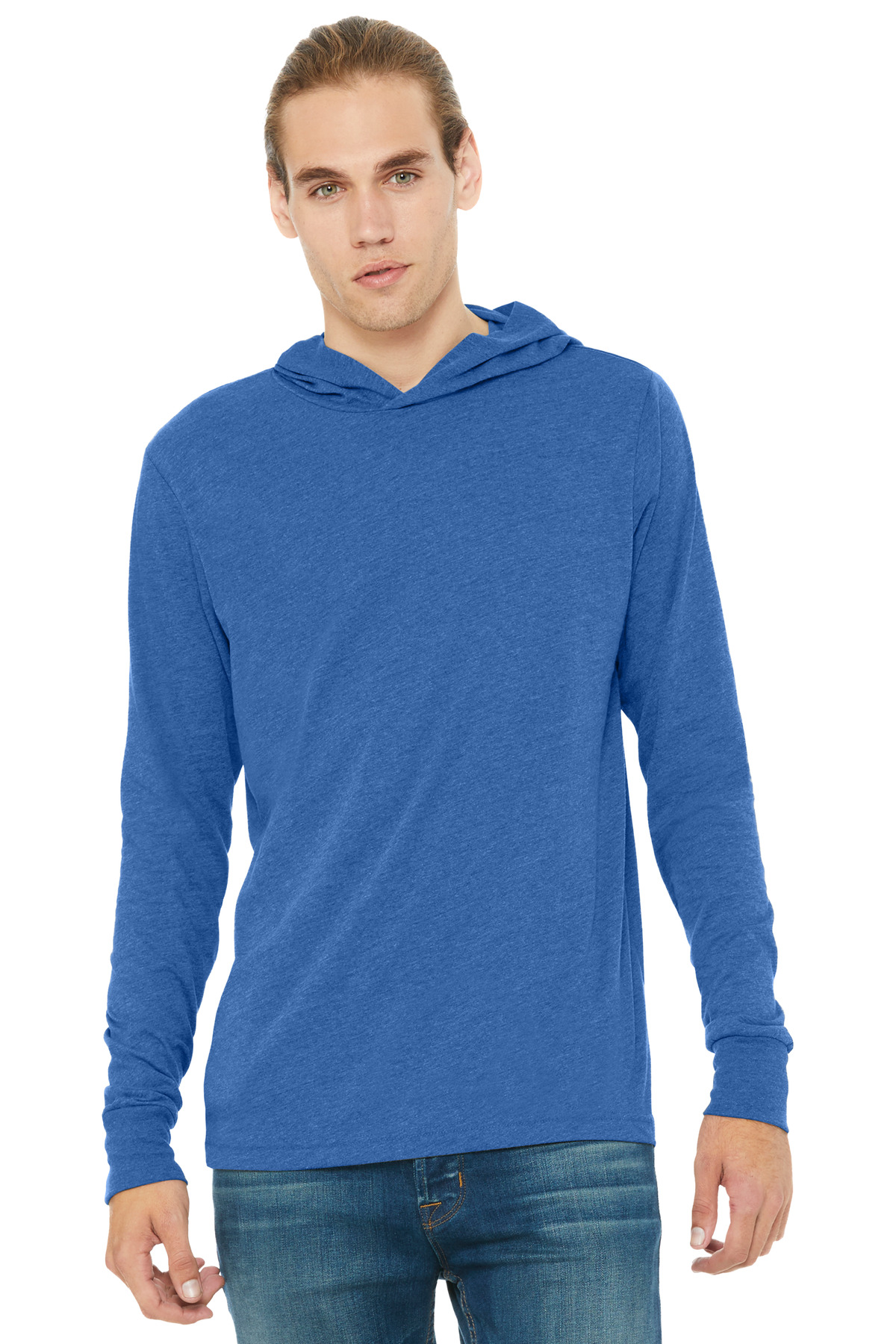 BELLA+CANVAS Unisex Jersey Long Sleeve Hoodie. BC3512 33