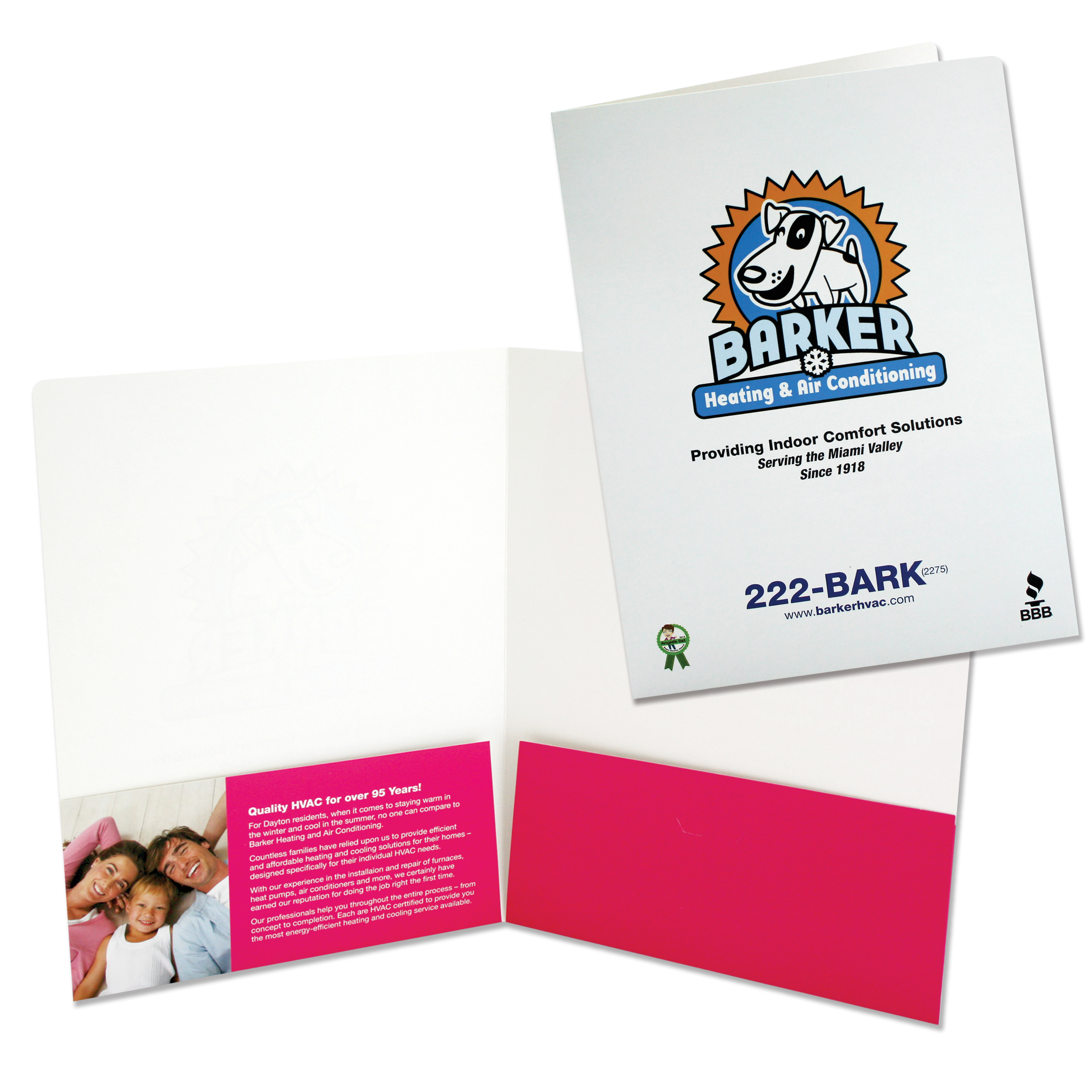 Large Presentation Folders Printed in Full Color 3