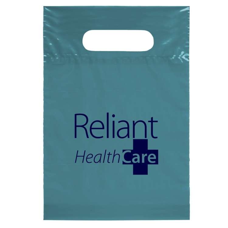 Die Cut Handle Bag - 7W x 10 1/2H - Flexo Ink Print 16