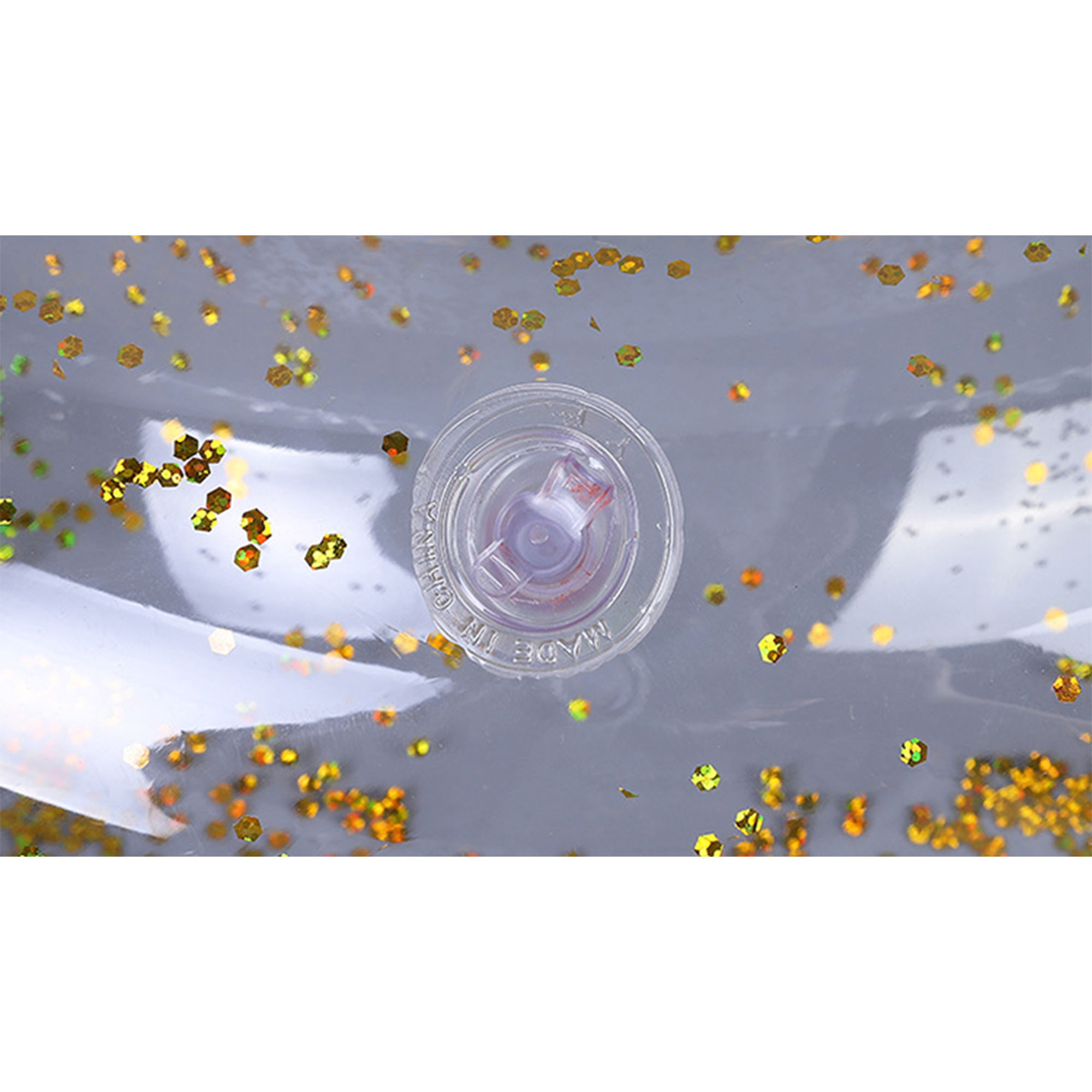18-wire PVC transparent flash inflatable swimming ring 4