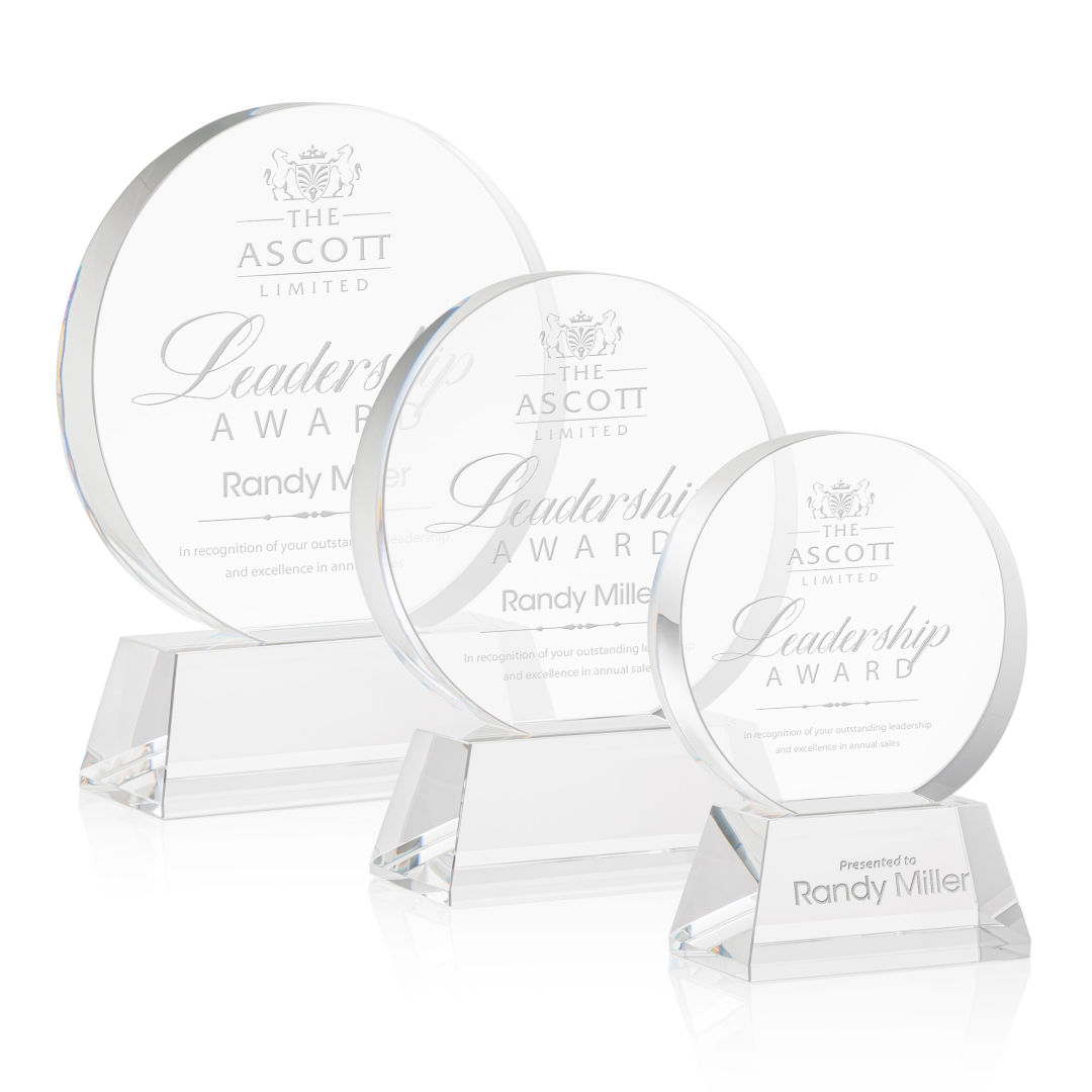 Glenwood Award on Base - Clear