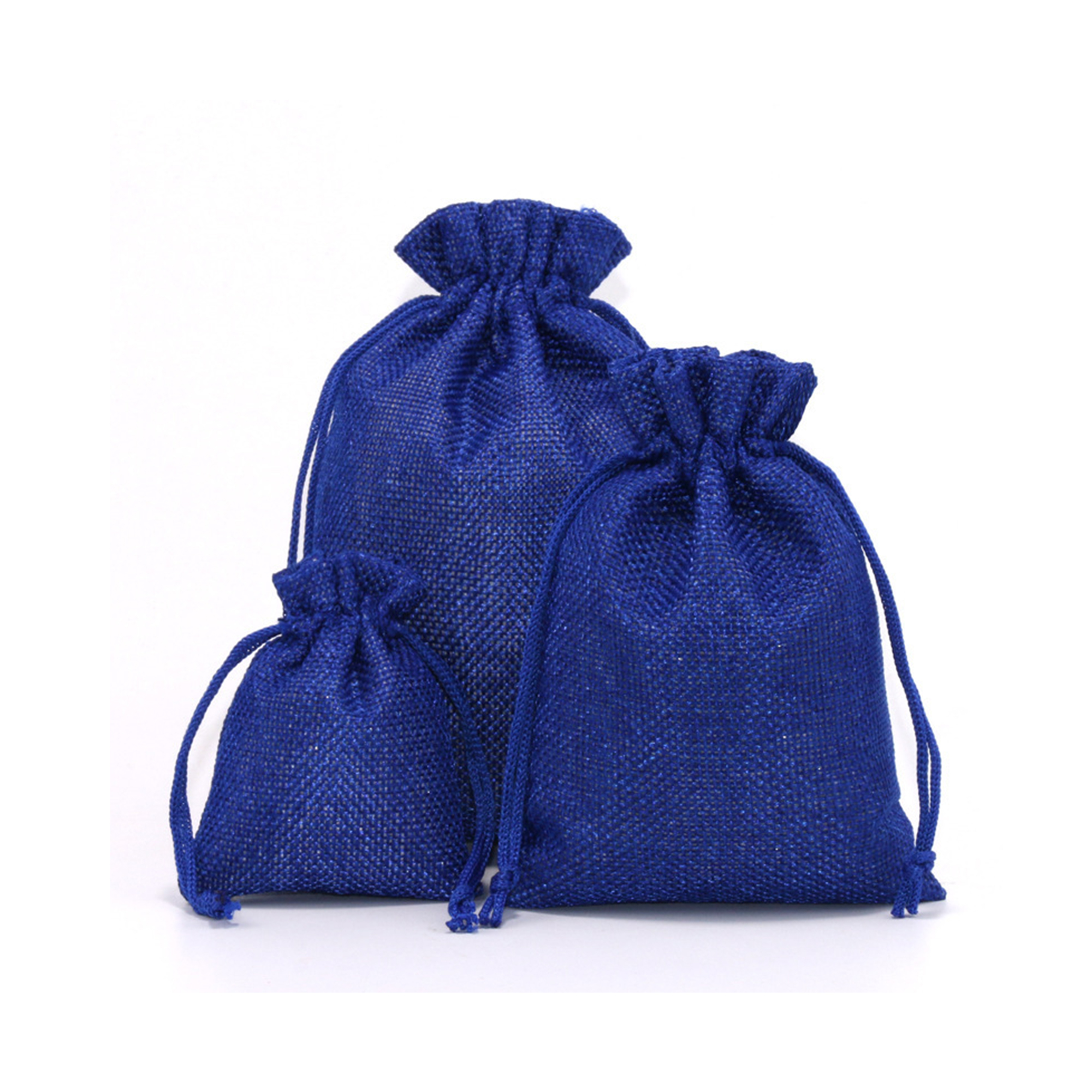 Nylon Linen Drawstring Jewelry Pouch 28