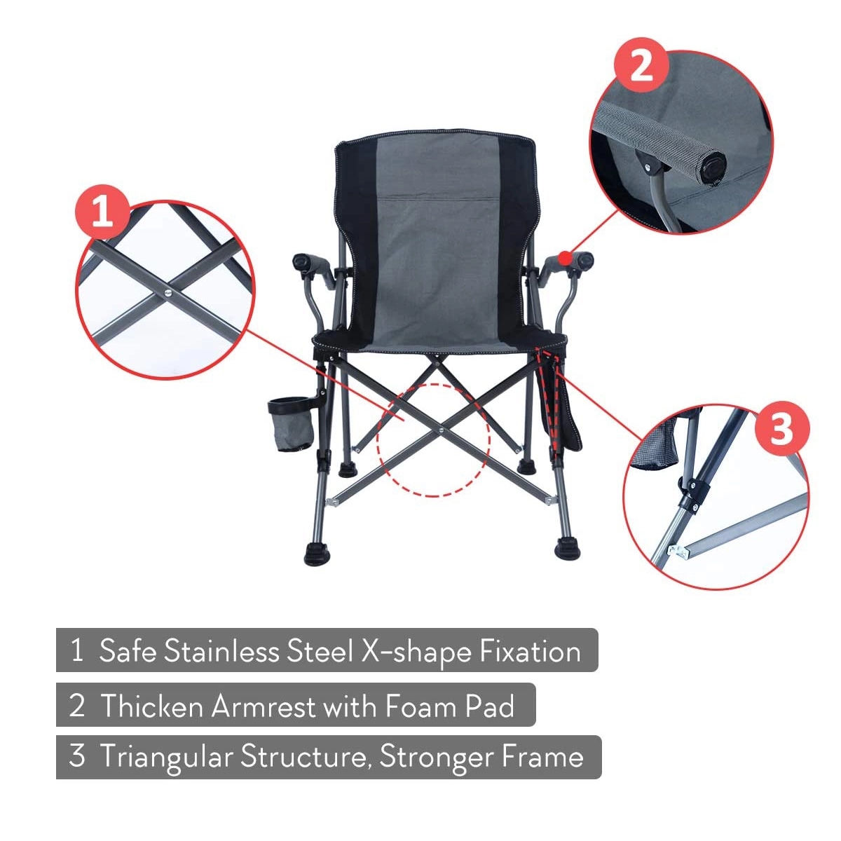 Folding Camping Fishing Chair 6