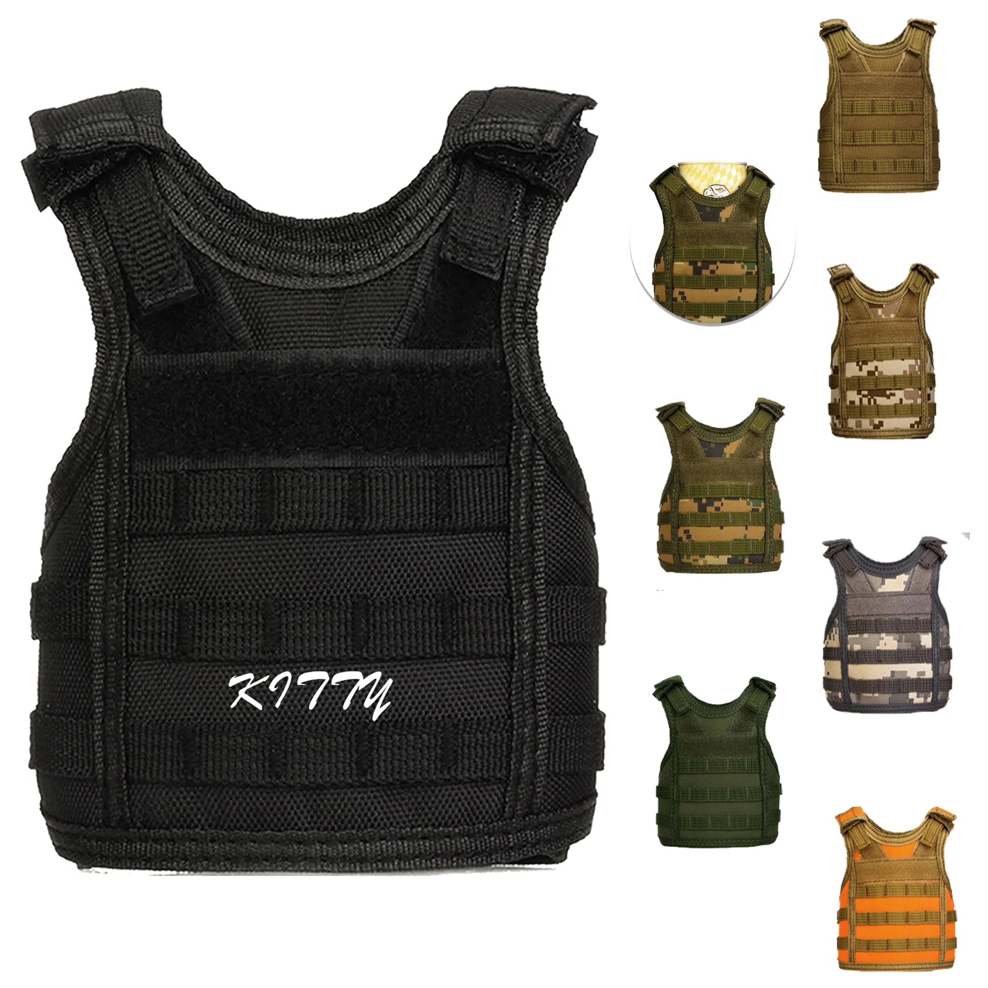 Mini Tactical Vest Drink Can Cooler